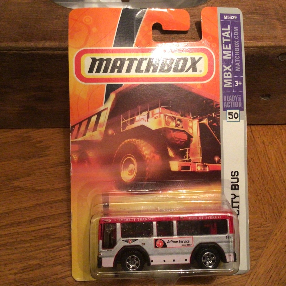 Matchbox MBX metal City bus